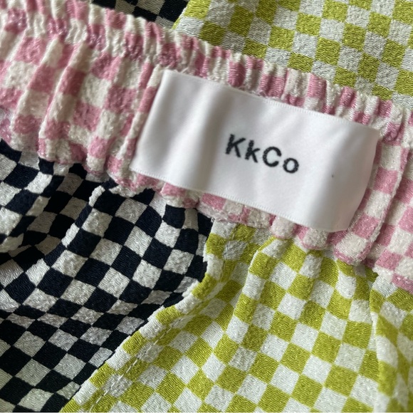 KkCo Two-Tone Mixed Checker Lounge Pants - Picture 9 of 10